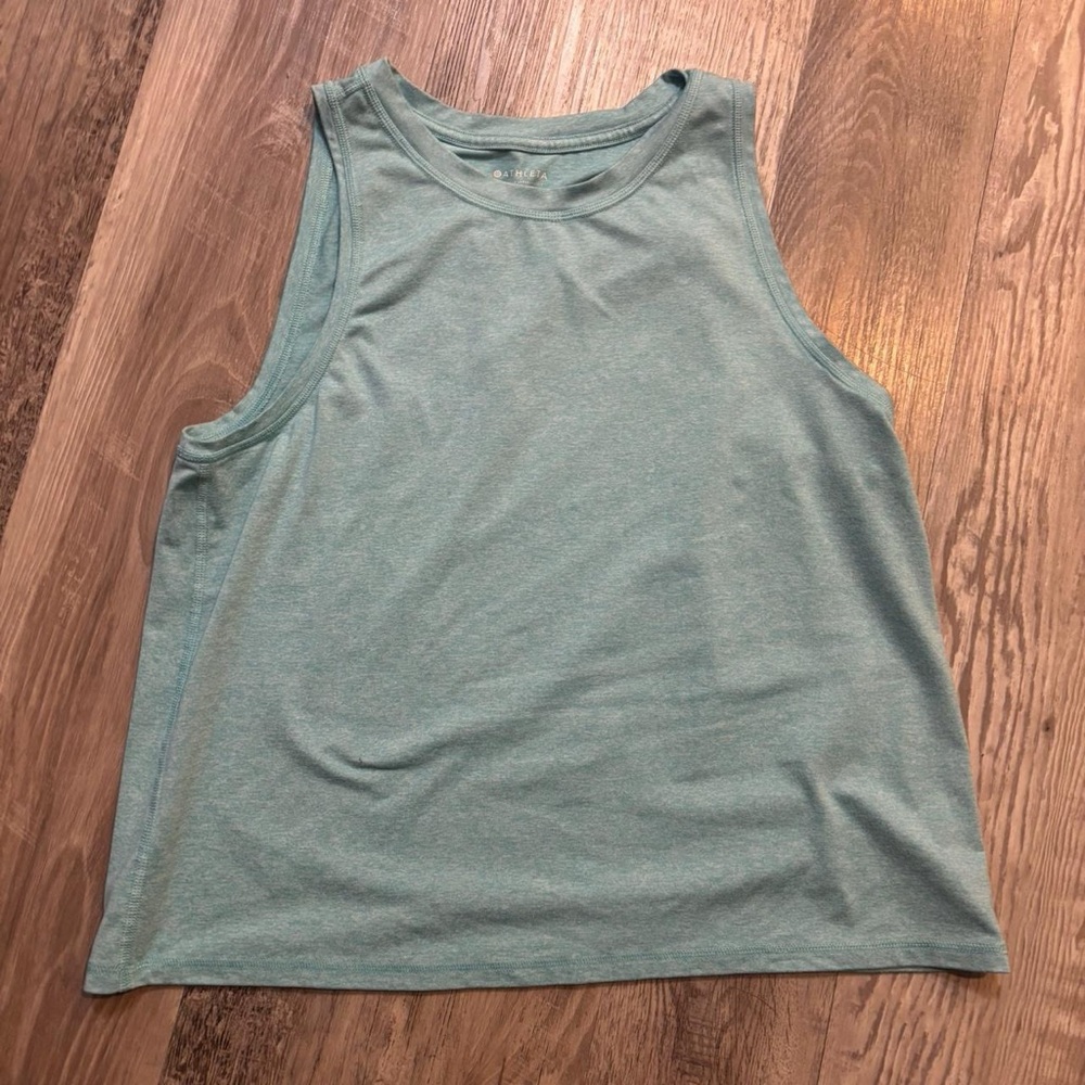 Athleta Teal Muscle Tee